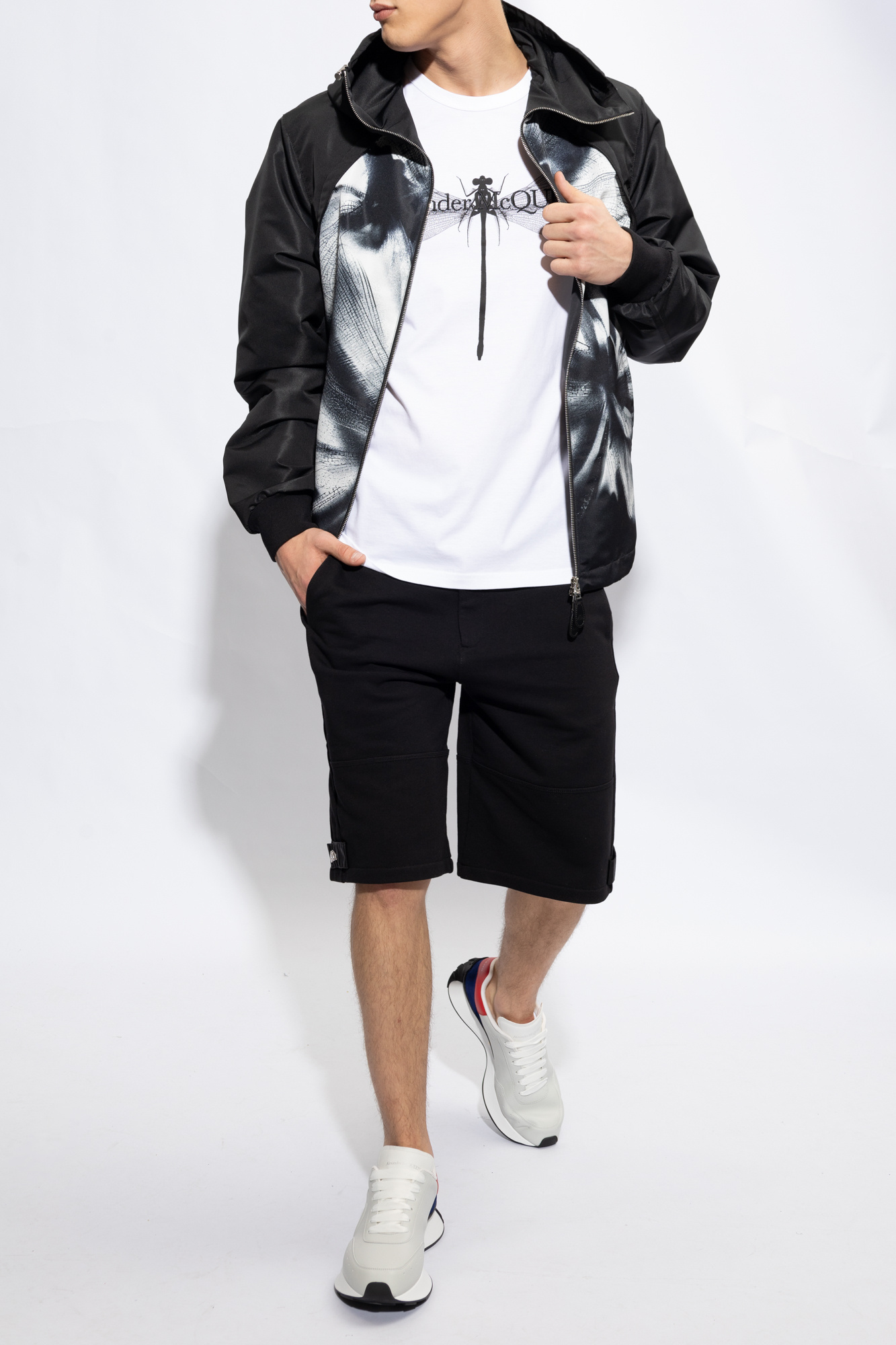 Alexander McQueen Men's Air Bubble Wedge Sole Sneakers in